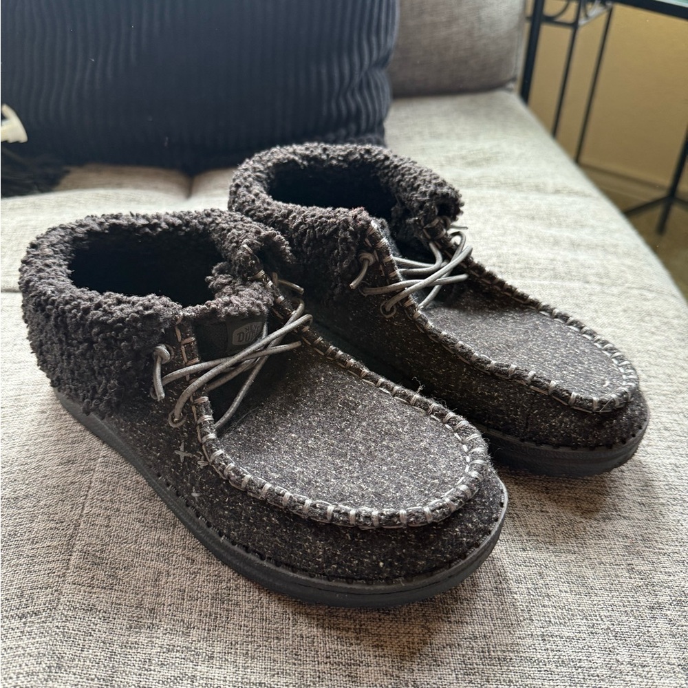 Cozy Black Kids Shoes